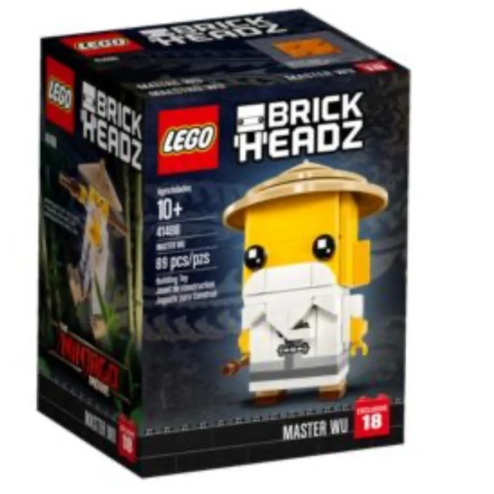 Lego Brick Headz ninjago Master Wu set 41488 new in sealed box 89 pieces rare